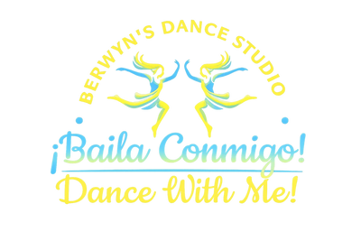Logo for Boston Commercial Dance Workshop with dancing figures and colorful text.
