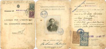 De Luca, Street vendor licence, street vendor license, gelato, messina, venditore ambulante,