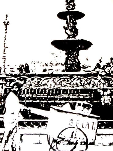 messina, gelato, gelato messina, street vendor, venditore ambulate