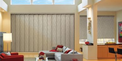 roller shades screen shades panel track
