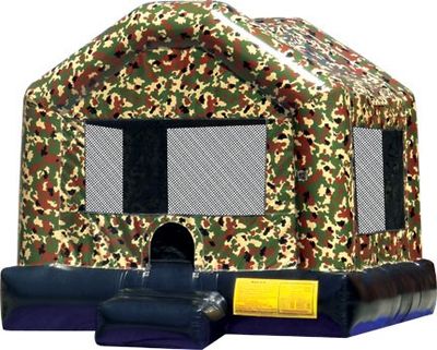 Medium camo bounce house