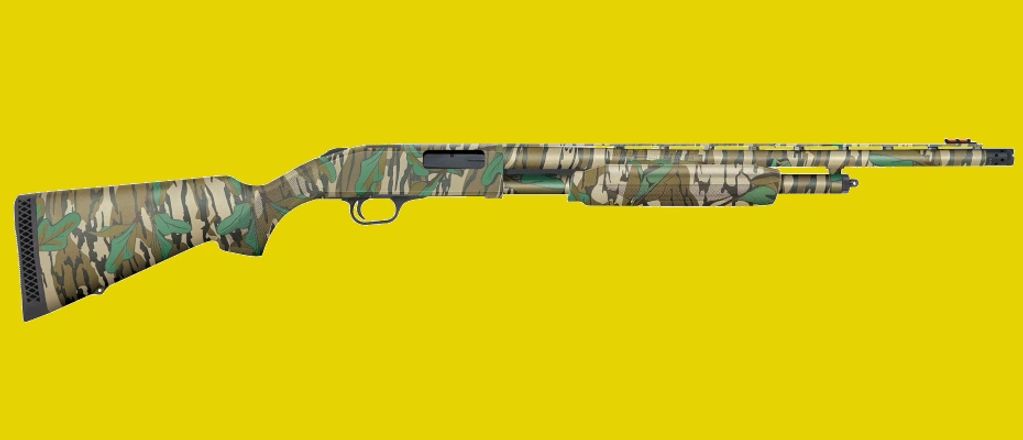 Mossberg 500 Turkey 20 ga. Mossy Oak Greenleaf, 22” bbl. , 6-shot SKU: 54337