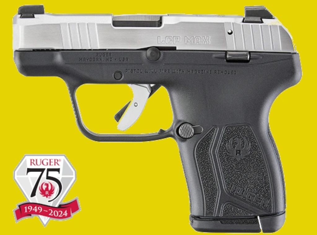 Ruger LCP Max .380 ACP, 75th Anniversary Edition, 10-shot. SKU: 13775