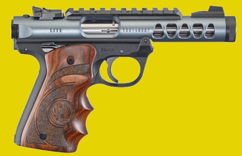 Ruger MKIV 22/45 Lite .22LR Diamond Gray 4.4” bbl. 10 shot. SKU: 43921