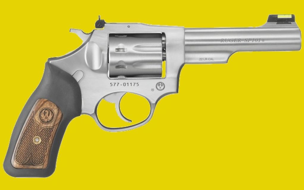 Ruger SP101 .22LR, 4”bbl., SS, 8-shot, SKU: 5765
