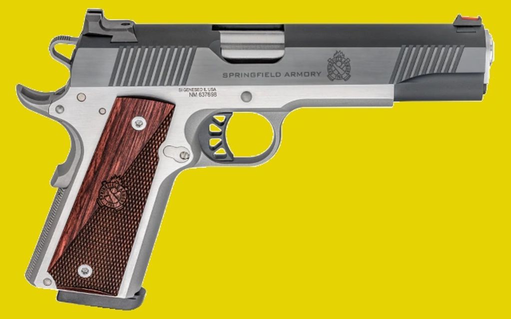 Springfield Armory 1911-A1 .45 ACP, 5” bbl. , Mil Spec, Parkerized, 7 shot. SKU: PBD9108L