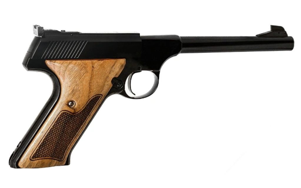 Standard Mfg. SAP22B, .22LR, 6 5/8” bbl. , Royal Blue finish, walnut grips, SKU: SAP22B