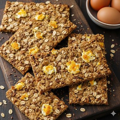 Grovt knekkebrød uten mel