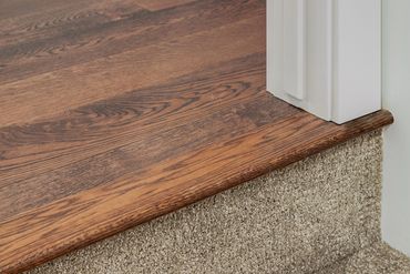 Wire Brushed White Oak Engineered Hardwood Flooring with Flush Mount Vents, Priddis Alberta