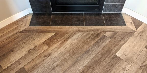 Harbinger Acoustic Click WPC Wood Product Composite with Cork Underlay SCF Flooring Store