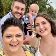 Celebrant marriage ceremony wedding beach Mr Mrs child friendly