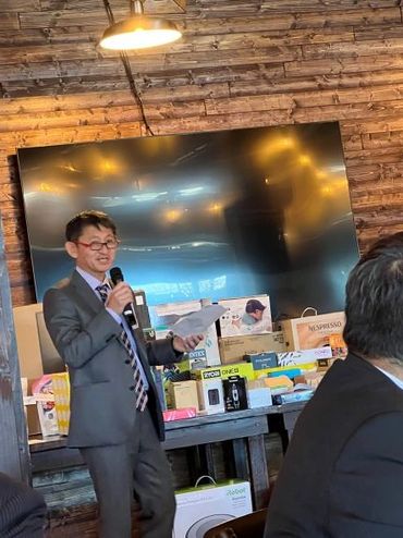 抽選会の視界はもちろん、中島事務局長