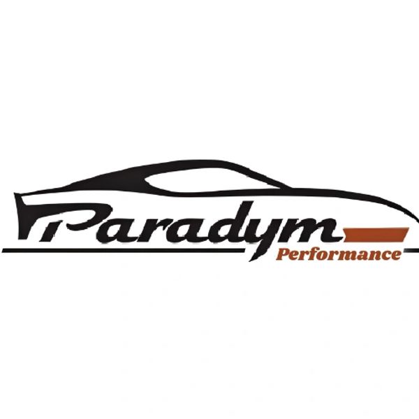 Paradym Performance logo with car silhouette