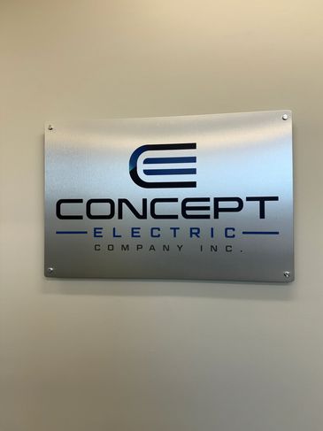 Sign for Concept Electric Company Inc.