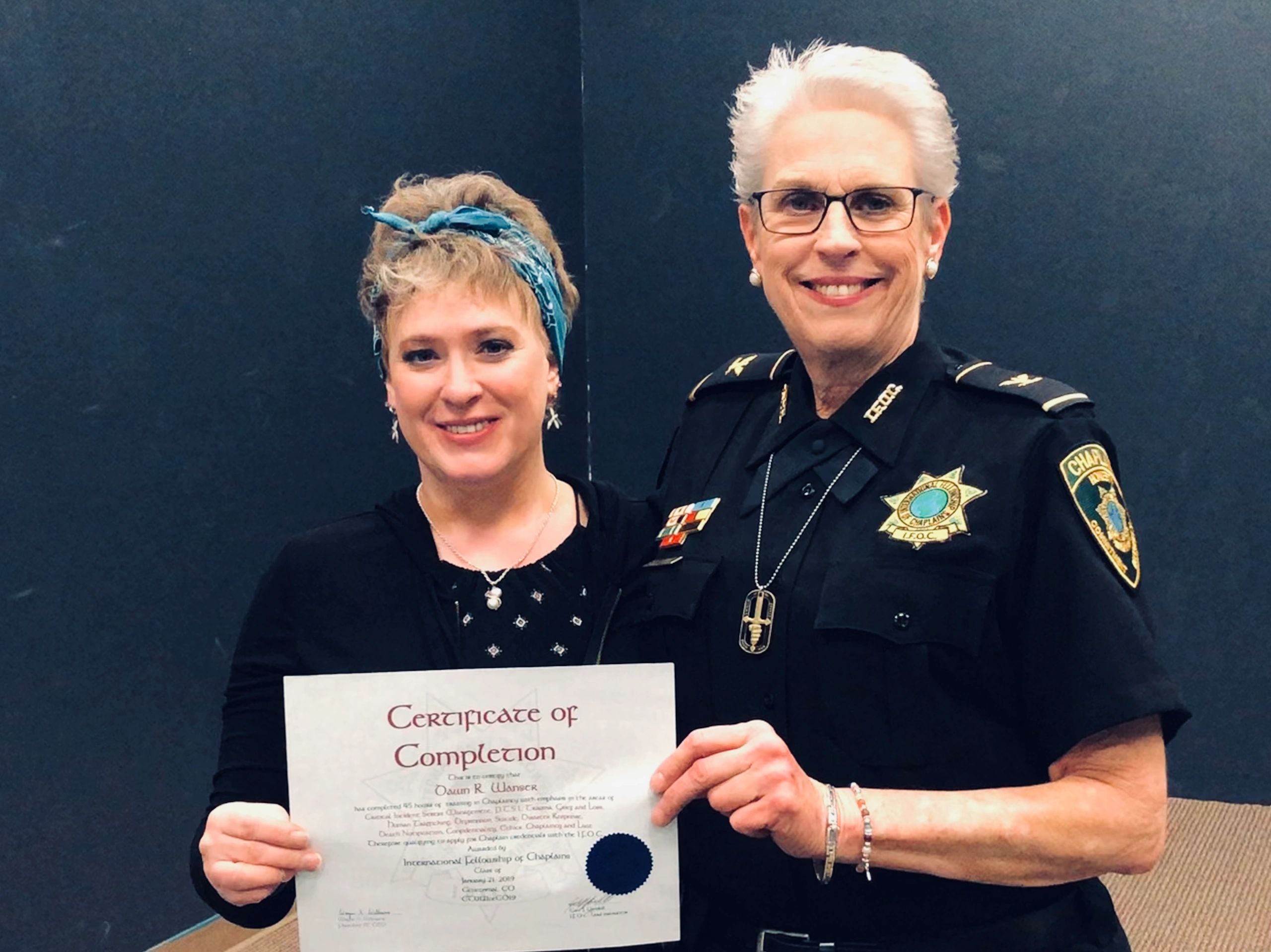 Dawn Wanser received her Chaplaincy License in March of 2019 through the International Fellowship of