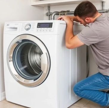 Technician repairing a household dryer in Toronto