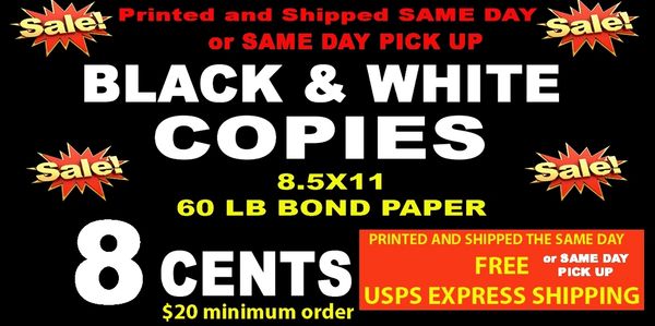 CHEAP BLACK INK COPIES