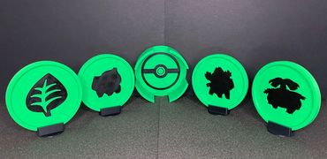 Grass themed coaster set with holder and storage box.