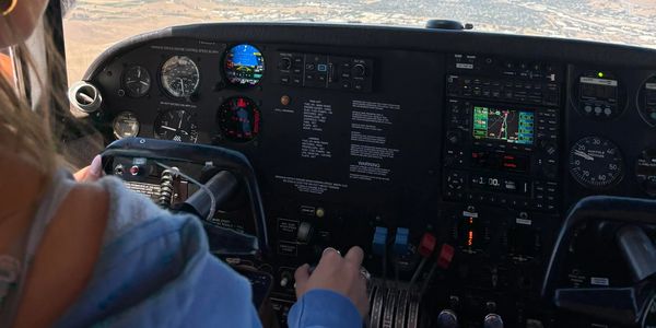 Piper Twin Comanche with Garmin GFC 500 Autopilot at Tally Twins Flight School.