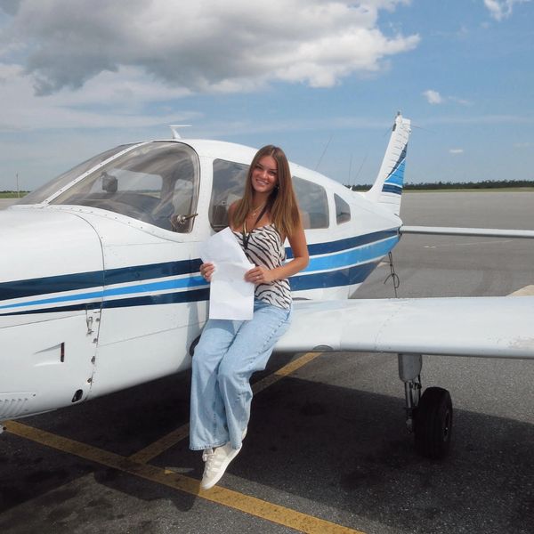Sophie Fedder, CFII, MEI flight instructor at Tally Twins in Tallahassee, FL
