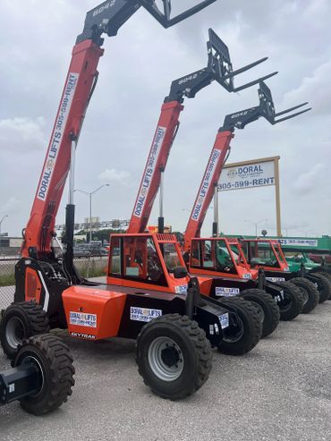 telehandlers forklifts