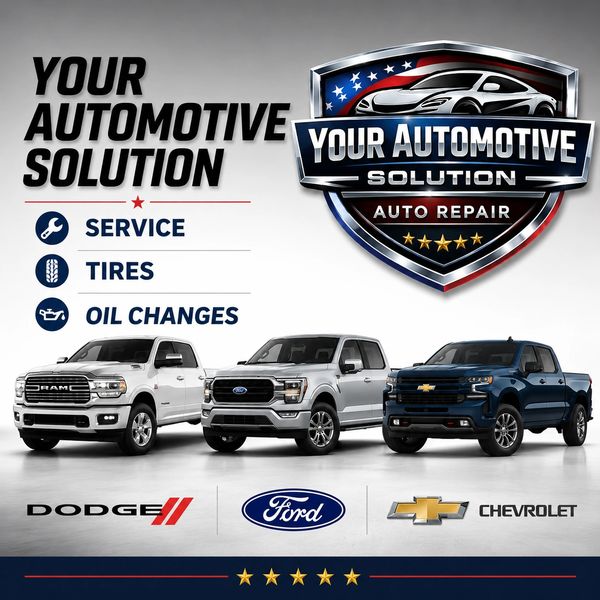 Your Automotive Solution professional fleet and truck repair advertisement.