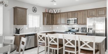 interior real estate photography of kitchen