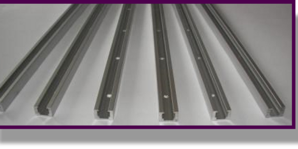 Clampus Systems T-Track. Anodized aluminum track with predrilled holes. 