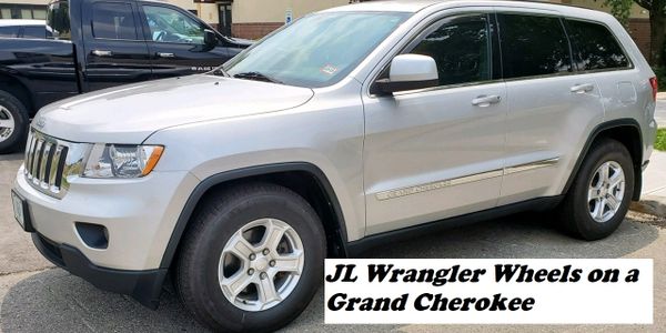 Grand Cherokee with JL Wrangler wheels, WK with JL wheels