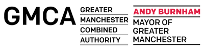 GMCA: Greater Manchester Combined Authority Logo.