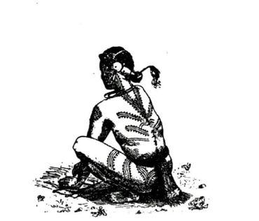 Tattooed Namsangia Nocte woman