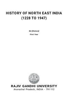 History of Northeast India