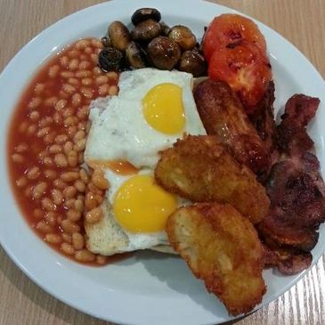 Cafe on Site large breakfasts and tea, coffee or cold drinks available. Sandwiches and rolls with a 