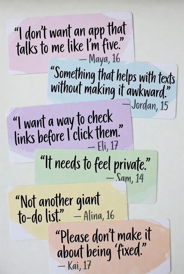 Quotes from teens - informal survey after explaining what is Rogue Companion all about -