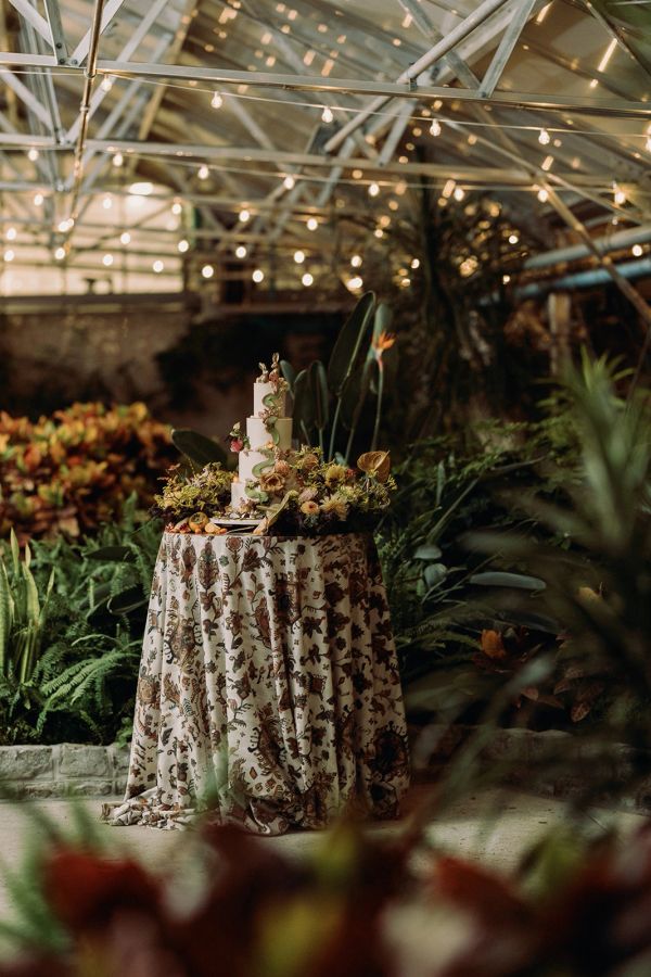 wedding reception at The Horticulture Center Philly