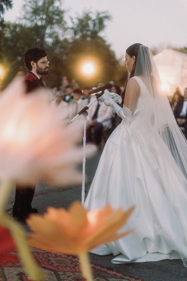 wedding ceremony at The Horticulture Center Philly