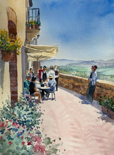 Bar, Pienza,