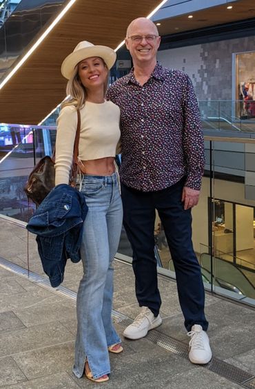 Violetta with IIN Founder Joshua Rosenthal