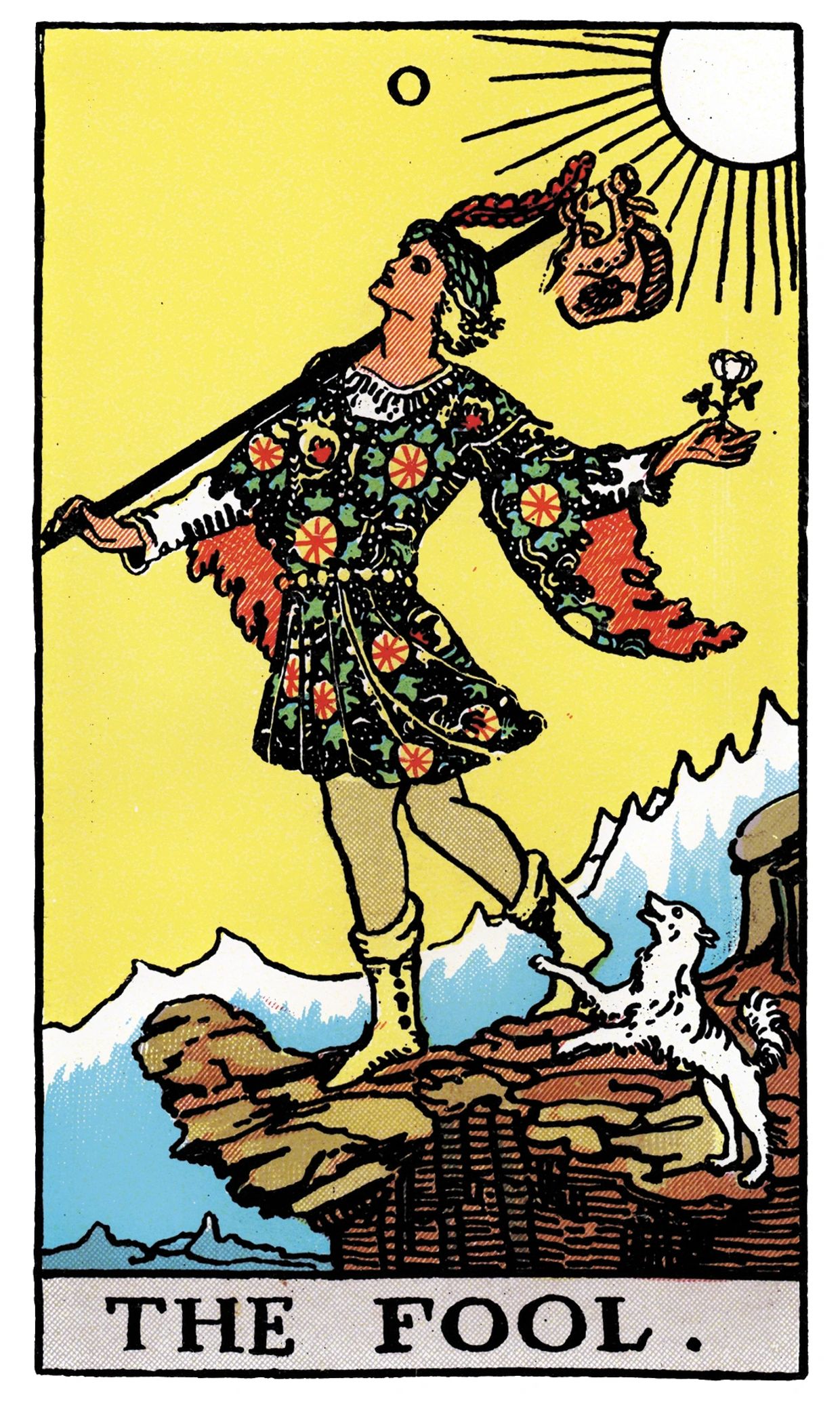 Fool - Major Arcana, Rider Waite