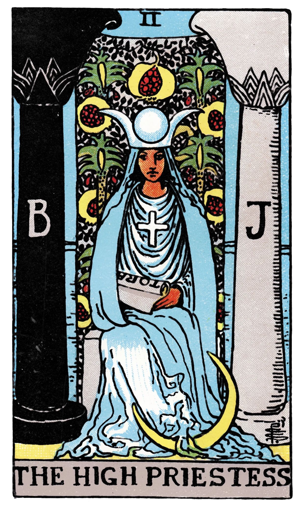 High Priestess - Major Arcana, Rider Waite