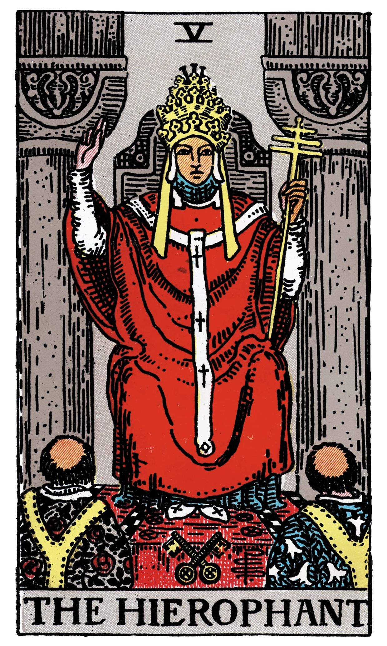 Hierophant - Major Arcana, Rider Waite
