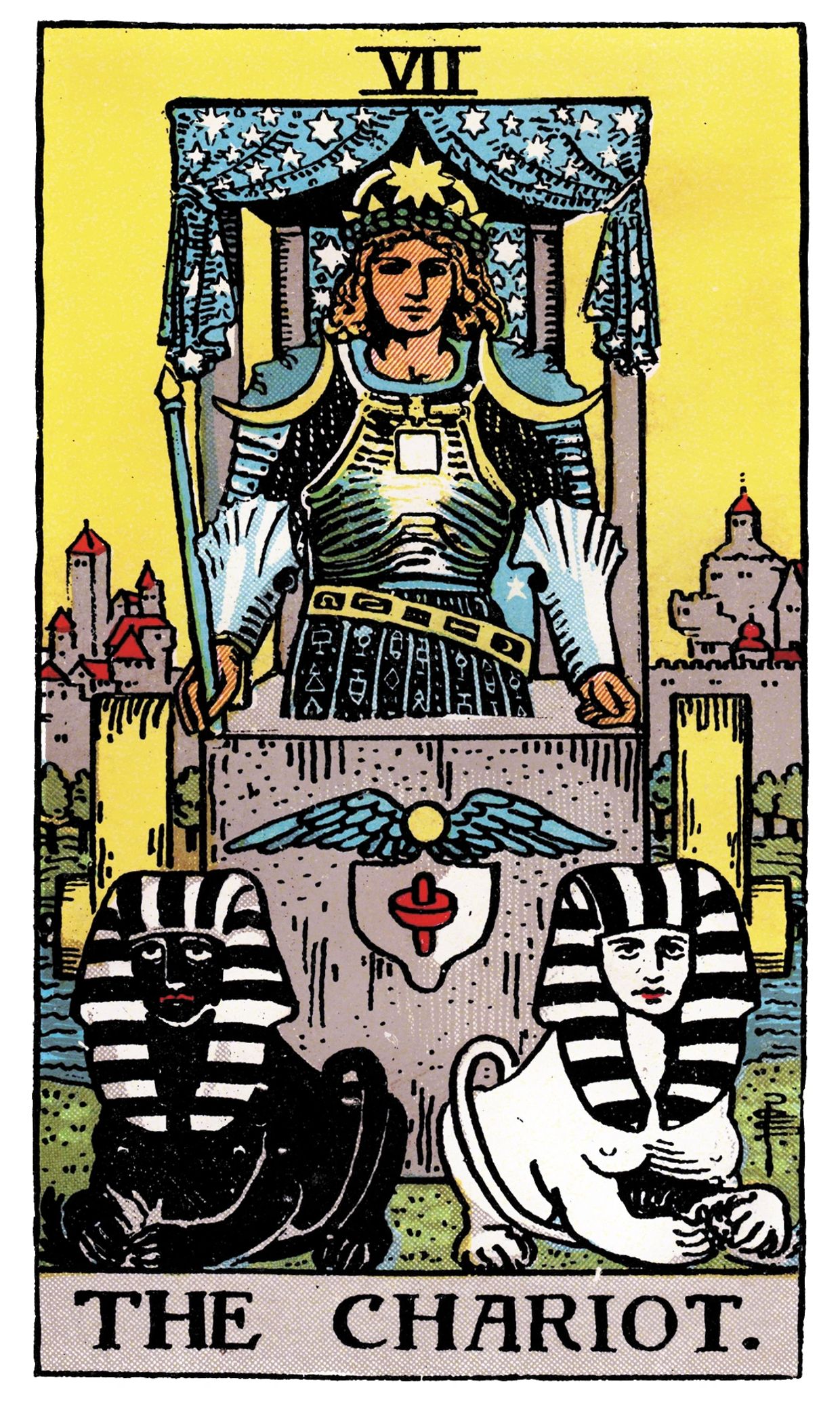 Chariot - Major Arcana, Rider Waite