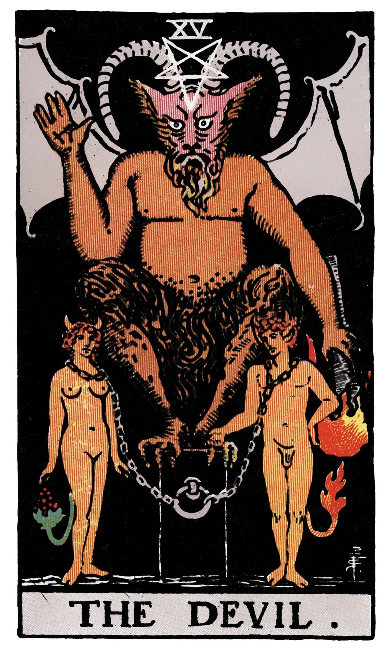 Devil - Major Arcana, Rider Waite