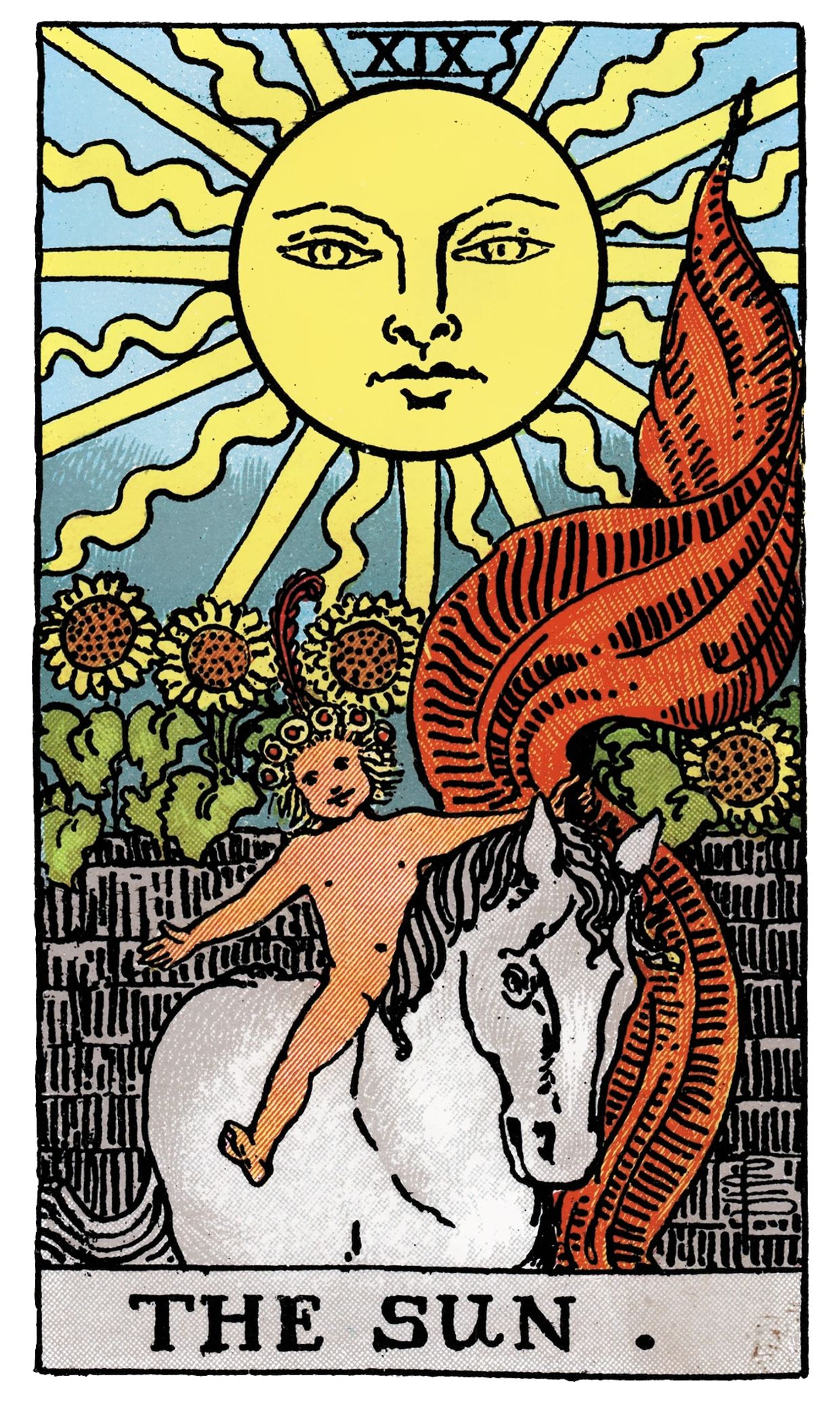 Sun - Major Arcana, Rider Waite
