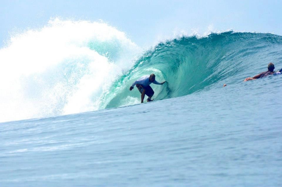 Circa 2012: Even this old guy can get barreled out there, which means you can too!