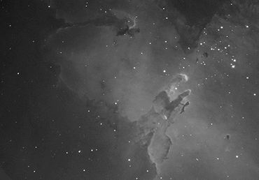 “Pillars of Creation” made famous by HST are hydrogen gas/dust at 1-3 light-years tall. 3840 x 2160