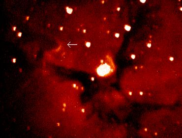 Ross Star Party in Midlothian, TX
Colorized red, note arrow of the "star birth" region