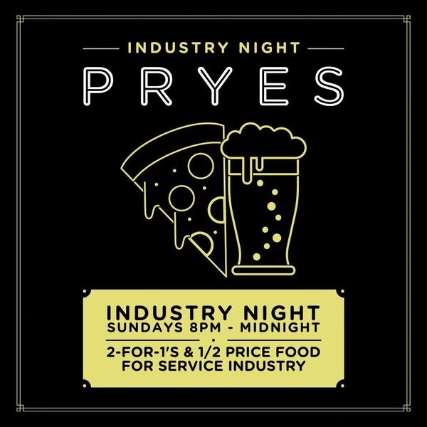 Service Industry Night at Mother Clucker's Pizza Promo