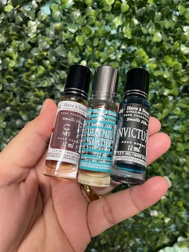 Esencias en aceite inspirada en marcas famosas para hombres.