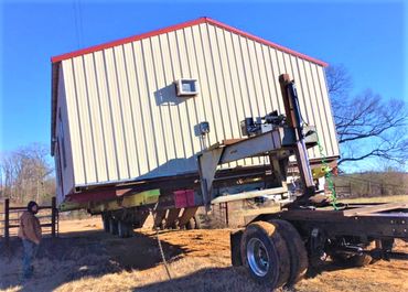 Hydraulic house move trailer